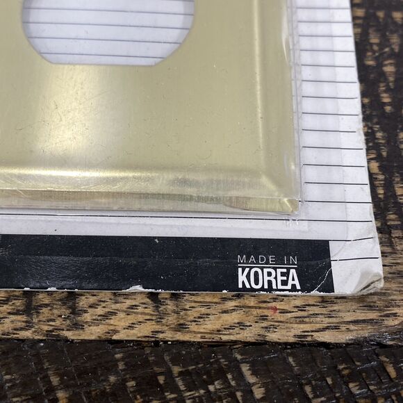 New AmerTac STYLE Polished Brass Light Switch Duplex Outlet Cover Plate Sealed‎ - Picture 5 of 11